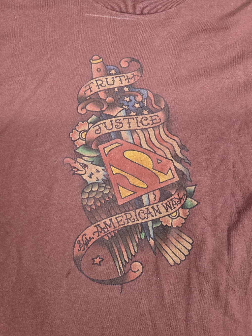 **Men's Long Sleeve Tee - Dusty Rose (X-Large)**